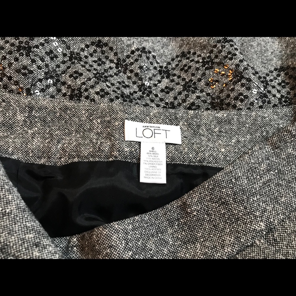 Ann Taylor Loft Sequin Skirt - Picture 4 of 4